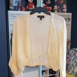 Lane Bryant Cream Cardigan